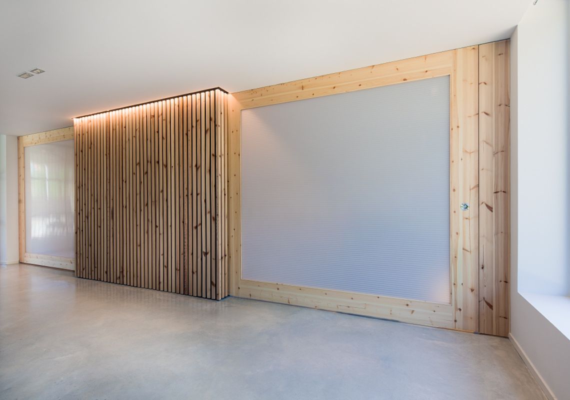 Vivienda unifamiliar aislada Casa Rodoreda15 cocina comedor panel corredero